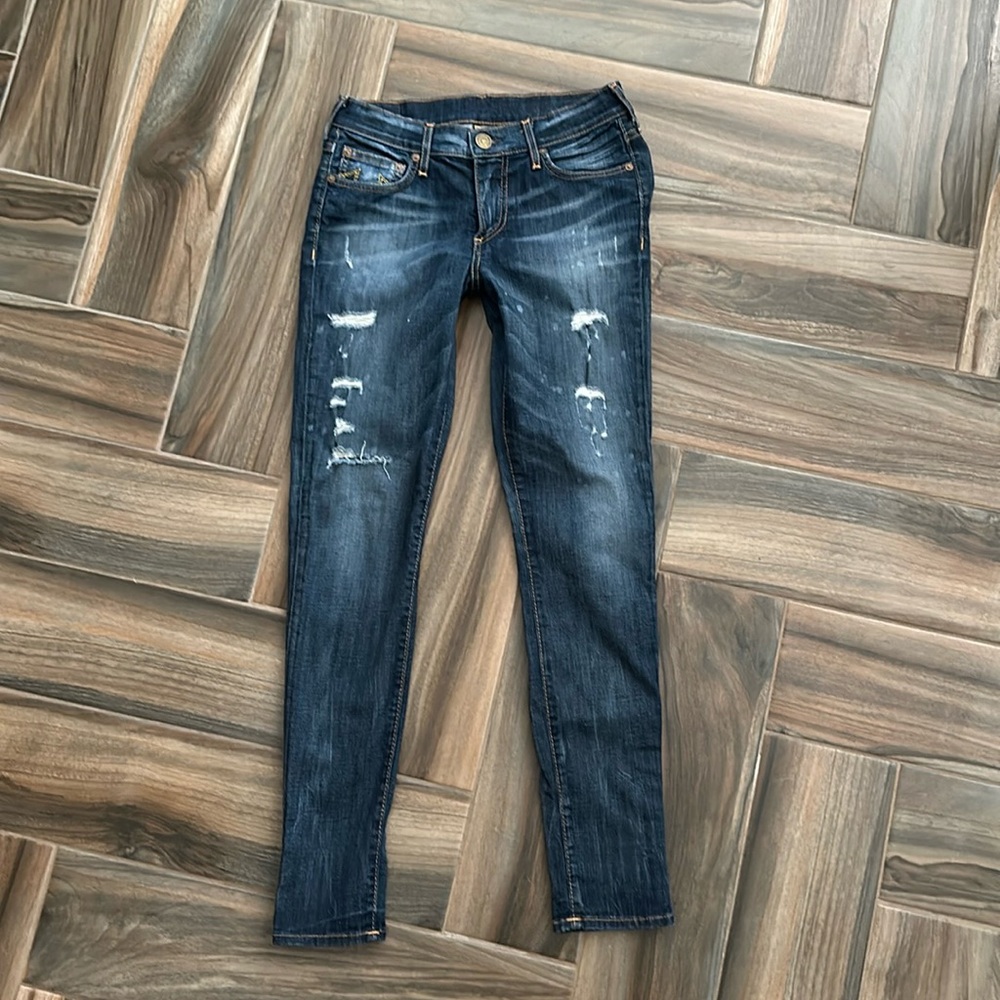 True religion skinny jeans sz 27